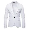 Ternos masculinos homens elegantes masculino blazer streetwear casaco de manga regular de lapela de cor pura macia