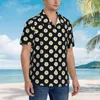 Camicie casual maschile da uomo camicia hawaiane da uomo spiaggia eleganti a manica corta manica corta