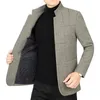 Costumes masculins printemps automne vestes masculines Blazers enrober les hommes en cachemire de cachemire