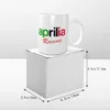 Mokken Aprilia Racing Coffee Eco-vriendelijke 11oz Ceramic Mug Fashion Tea Cocoa Milk Cup Nieuwheid Geschenken Personaliseerde Cups voor thuis