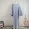 Ethnische Kleidung Dubai Muslim Abaya Frauen Maxi Kleid Kaftans Islamische saudische Robe türkisch bescheiden