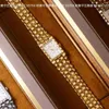 Relógios de luxo quadrado de luxo RELHO DE GOLD CHINE