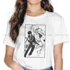 Женские футболки Ссылка клик Cartoon Polyester Tshirts Дизайн отличительной рубашки смешная одежда