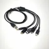 Câble de 1,2 m Charge rapide de 5 en 1 fil de cordon de chargeur de jeu USB pour Nintendo New 3DS XL NDS Lite Ndsi ll Wii U GBA PSP