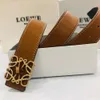 Fashion Double-sided Lychee Grain loewe Belt Luxury Men Women Designer Belt Width 3.8cm Gold Silver Smooth Buckle Leather Belts with box