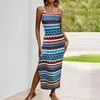 Lässige Kleider Top Selling für Frauen Sommer Plus Größe Tankkleid ausgestattet Square Neck Beach Vestidos de fiesta