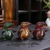 Animali di tè Colore che cambiano animale domestico creativo crocodile resina decorazioni utensili Accessori per irrigazione