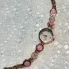 Orologi da polso femminile femminile orologio bracciale con strass di lussuoso orologio femminile quarzo piccolo orologio da polso per donne