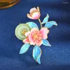 Broches estilo chinês peony broch