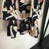 Frauen T -Shirts Blumenurlaubsstil gedruckt sexy ein Schulterhemd