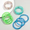 Strand Fishsheep Bracelet à la mode acrylique Transparent en bambou fissuré