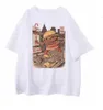 T-shirt masculin monstre burger imprime