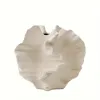 Keramische Vase Geometrische Wellenmuster Blütenform Porzellanhandwerkszubehör für Blumenarrangement Home Dekoration 240430