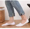 Chaussettes invisibles pour hommes, 3 paires, courtes à la cheville, sans spectacle, basses, en coton, noir, blanc, antidérapantes, en Silicone, chaussettes fines d'été, respirantes