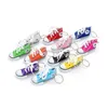 luxury Creative mini Canvas Shoes designer Key Chain Cell Phone Charms Sneaker Handbag Pendant Keyring Keychain For Adult child Jewelry Gift