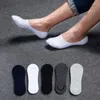 Calzini da uomo 3 coppie invisibili per uomini caviglia corto nessun spettacolo a basso cotone bianco silicone silicone estate sottile calzino traspirato