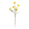 Fleurs décoratives 10x intérieur ou extérieur à faible entretien et plantes Artificiel Daisy Flower respectueuse de l'éco-ami