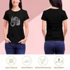 T-shirt de caméra de caméra de caméra pour femmes