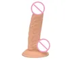 Hismith realistische Sex Dildo 4 -Stilgrößen Faloimitator Flexibler Penis Starker Saugbecher wasserdichtes TPE Dick Sex Toys für Frauen Y28139226
