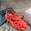 Praddas Pada Prax Prd Sole Rubber Wheel Sandals 2022 Slippers Foam Fashion Classic Platform Designer Luxury Women Roman Lady Shoes Casual Beach Sandals 5IPV 69DP