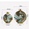 Wazony marmurowy wzór ceramiczny wazon klasyczny słoik do przechowywania z osłoną kwiatowy garnek kwiatowy dekoracja