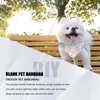 Dog Apparel 15 Pcs Sublimation Blank Pet Bandana Heat Transfer Washable DIY Triangle Scarf Bibs Kerchief For Dogs Puppy Cats