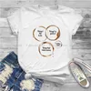 Dames t shirts dingen die geld verdienen casual polyester t -shirt venn diagram creatief streetwear shirt vrouwelijk tee