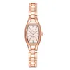 Polshorloges rose goud casual kwarts dames armband pols nieuwe aankomst creatieve vrouwen mode luxe jurk kwarts klok d240430