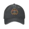 Ball Caps Fire Department Cross Vintage con cappellino da baseball per uomini per uomini donne personalizzabili un hip hop