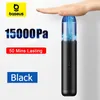 Baseus 15000PA 무선 자동차 진공 청소기 2in1 흡입 노즐 블로우 파이프 핸드 헬드 진공 LED 조명 홈 PC Clean Clean 240420