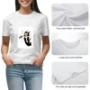 Smoking Polos pour femmes en t-shirt blanc chemisier animal imprimé animal pour filles plus taille tops femmes