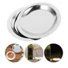 Pillow 2 Pcs Stainless Steel Mat Coasters For Coffee Table Kitchen Pad Anti-scalding