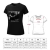 Polos de femmes sans bouchons d'oreille requis T-shirt Shirt mignon vêtements d'été Animal Print Shirt For Girls T-shirts Femmes