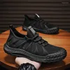 Wanderschuhe atmungsaktives Mesh Casual Sneakers für Männer und Frauen in Mode komfortable Portabilität Soft Avantgarde Outdoor Sports