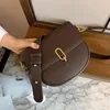 Sac Vintage Flip Saddle 2024Fashion de haute qualité PU en cuir en cuir pour femmes sac à main