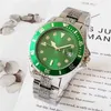 Zegarek zegarków AAA 2024 NOWOŚĆ rzeźbionego nurkowania Green Water Ghost Series Series Imitacja Ceramiczna Klasyczna Kalendarz Business Watch