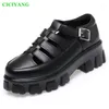 Lässige Schuhe Ciciyang Roman Sandalen Damen echte Leder 2024 Sommer Frauenausschnitt Schutz Zehenplattform Plus Größe 42 43 Schwarz