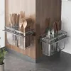Küche Aufbewahrung 2024 Einfache Essstäbchen Regal Wandmontierter Abflussregal Haushaltsbehälter Organizer