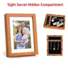 Ukryte miejsce do przechowywania ramy z tajnym przedziałem Sażi pola Secret Hide Cash Biżuteria Klucz do biura domowego Safe Box 240420