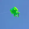 Wysokiej jakości 3D Single Line Software Frog Kite Sports Beach z uchwytem latawcem i akordem łatwym do latania 240424