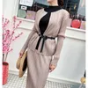 Werkjurken Miyake geplooD Cardigan Jacket rechte rok Koreaanse mode Vrouwen tweedelige set 2024 Spring Office Lady esthetische kleding
