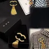 Luxus 18K Gold plattierte Brosche Marke Designer Klassisches Design modische charmante Frauen Brosche hochwertige Geschenkkleidung Brosche Boutique Geschenk