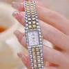 Relógios de luxo quadrado de luxo RELHO DE GOLD CHINE