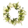 Decoratieve bloemen Bloem Daisy Beauty Chrysanthemum Deur Decors krans slingers ornament Diy feest vakantie hanger Spring Wedding Craft