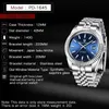 Pagani Design Men Mechanical Watch Luxury Automatic Sport en acier inoxydable 100m étanche pour 240425
