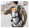 Wanderhund -Hunde -Reise -Rucksack Außenlüftung Atmungsaktives Fahrrad Motorrad Outdoor Sport Mesh Bag Drop 240423