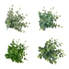 Decorative Flowers Spring Artificial Eucalyptuses Stems Leaves Branch For Vases Bouquets Decoration Dropship