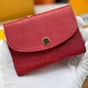 Modedesigner Mini -Brieftaschen Frauen tragbare Kartenhalter mit prägegenden Goldschnallen Brieftaschen mit Box Festival Geschenke 27536 27375