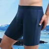 Sous-pants 3pcs hommes Boxer Boxer Breifs MAN sous-vêtements Sexy Shorts longs Mens Bref Planchers Boxer pour Homme Comfy