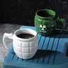 Tasses Creative Ceramic tasse grenade modélisation d'eau Green Tug Café personnalisé